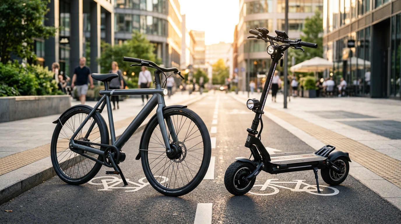 Bicicleta Electrica vs Patinete